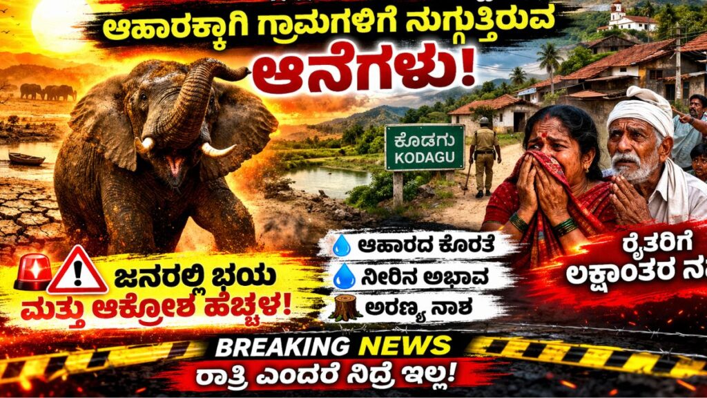 KODAGU ELEPHANT PROBLEM