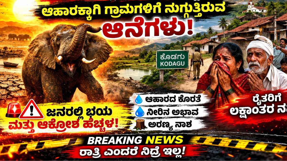 KODAGU ELEPHANT PROBLEM